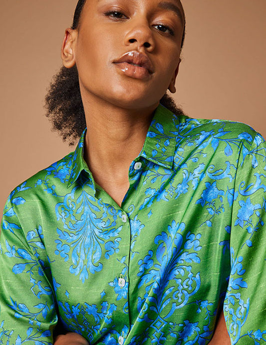 camicia da donna particolare elegante colori vivaci fantasie colorate blusa colorata