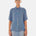 Camicia maniche corte mezze maniche donna particolare, colori blu verde e rosso, estiva, fantasia Vichy