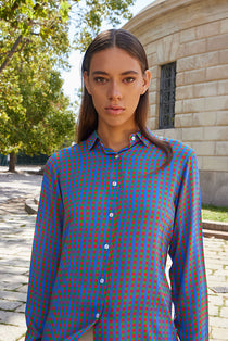 camicia da donna particolare elegante colori vivaci fantasie colorate blusa cotone 