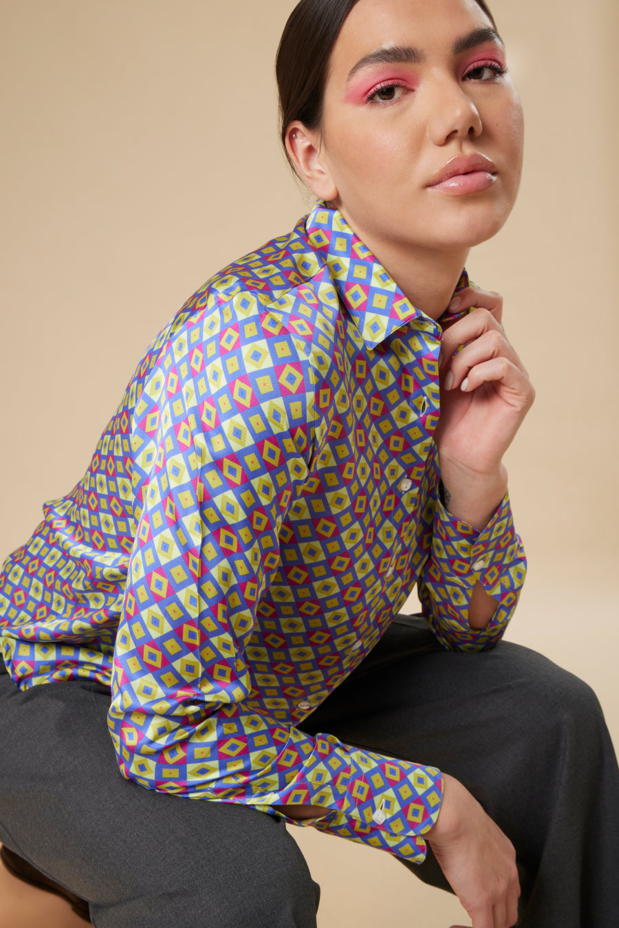 Camicie bluse camicette particolari eleganti e colorate per donna fatte a mano in Italia