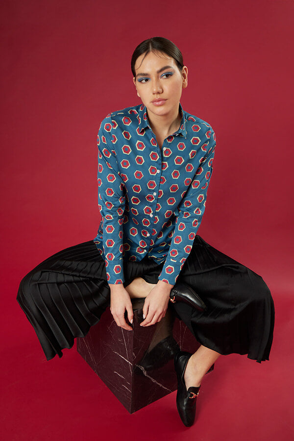 camicie bluse da donna particolari eleganti e colorate fantasie uniche esclusive originali