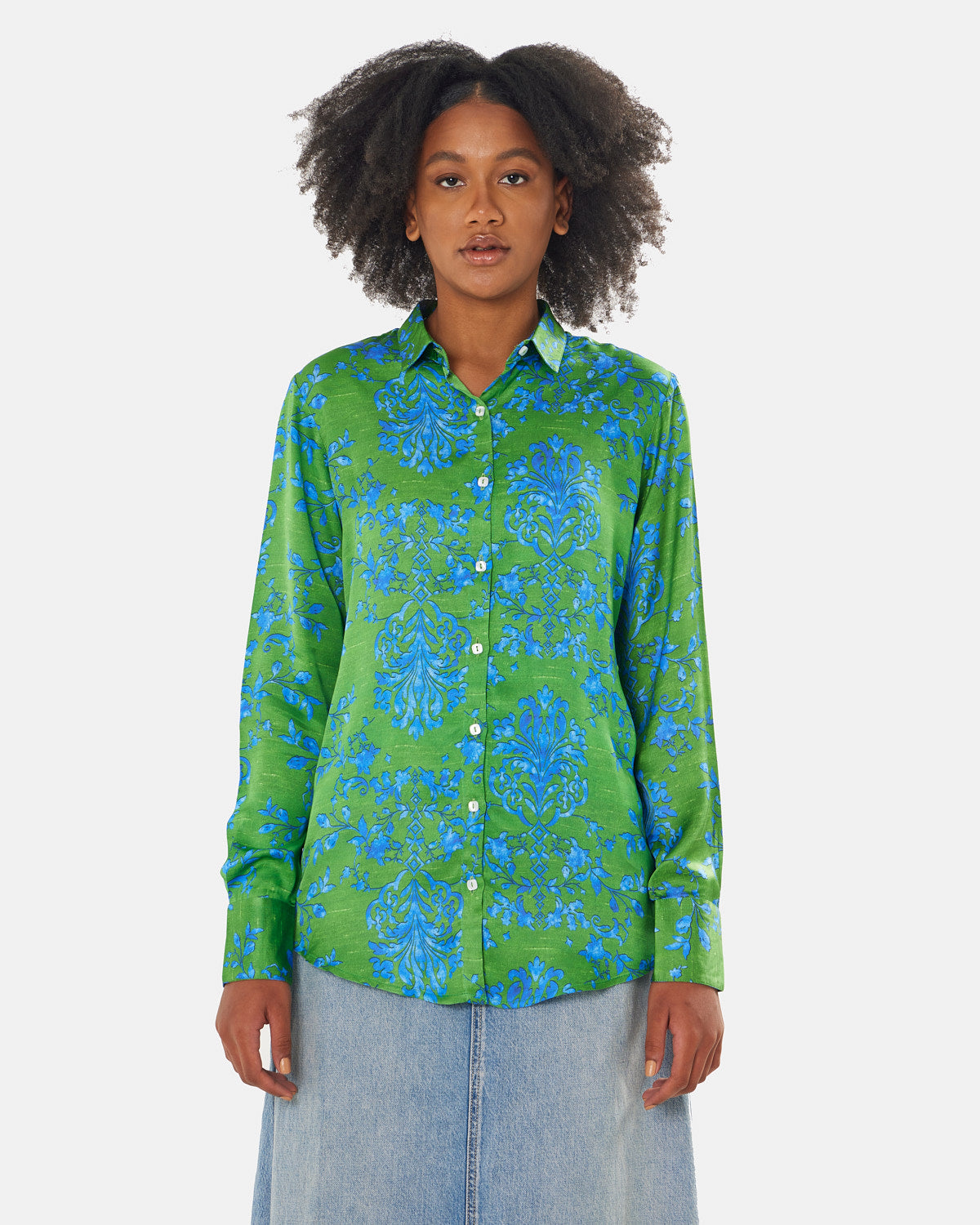 Baroque Jazz women s shirt made entirely by hand in Italy Camiciecoraggiose Braveshirts