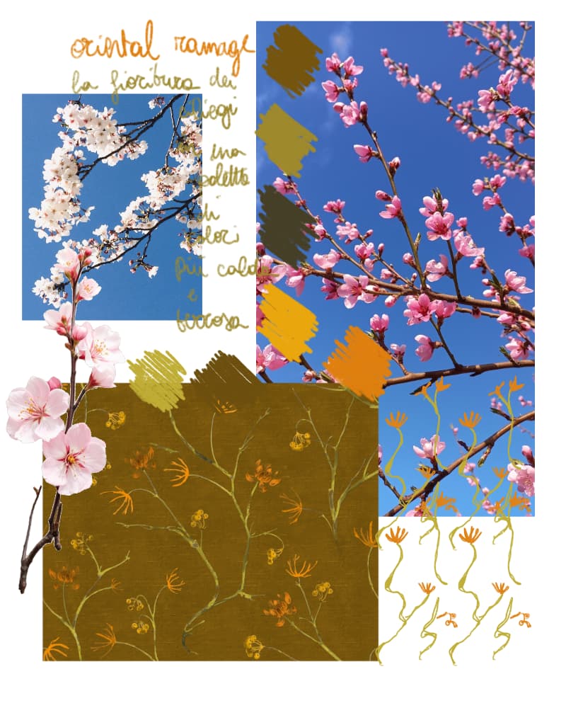 Oriental Ramage ocra set